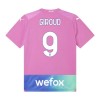 Original Trikotsatz AC Mailand Giroud 9 Ausweichtrikot 2023-24 Für Kinder